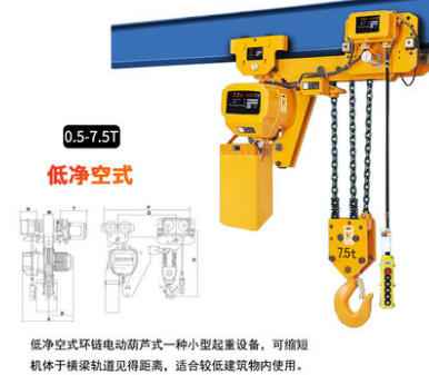 低凈空電動(dòng)葫蘆為何能夠?qū)崿F(xiàn)側(cè)面運(yùn)行